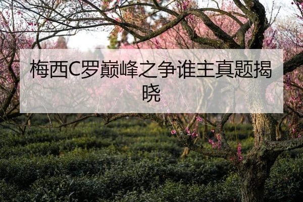 梅西C罗巅峰之争谁主真题揭晓（jiuyou）